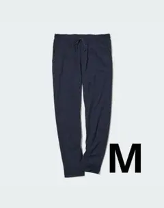 未使用 UNIQLO ウルトラストレッチアクティブジョガーパンツ ネイビー杢 M