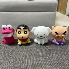 【美品】クレヨンしんちゃんセット　ライトマスコット 4体コンプリート