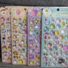 4枚セット オバケーヌ ドロップシール