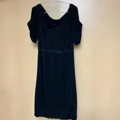 ナイスクラップ　ワンピース　半袖 ブラック