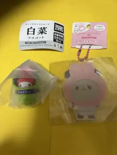 サンリオ 白菜マスコットマイメロ、もちぱん×マイメロアクリルキーホルダーセット
