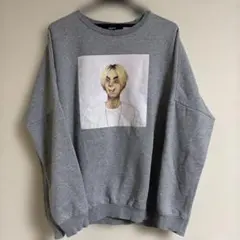 GIL HURSTHAUSEN 顔プリント 長袖カットソー グレー - メルカリ