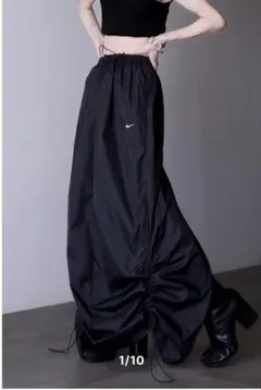 値下げ！vintage NIKE ナイロンテックスカート