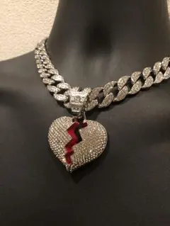 新品未使用　ハート型　ペンダント ネックレス シルバー