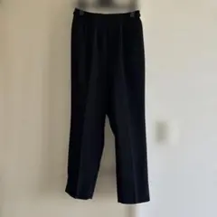 フィルイン センタープレス ブラックパンツ