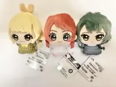 学園アイドルマスター　GiGO限定　ちびぐるみ 全3種セット