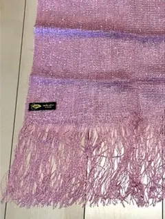 ラメピンク キラキラ ストール ショール