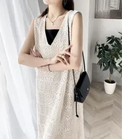 classical elf 2wayパネルレースジャンパースカート