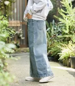 FREAKS'STORE カーヴィーデニムスカート