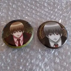 銀魂　沖田　ジュエリー加工缶バッジ②