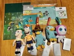 フィニアスとファーブ ディズニーストア ぬいぐるみキーホルダー