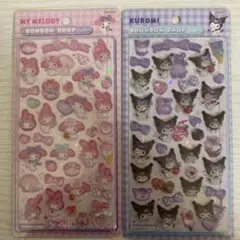 マイメロ　クロミ　ボンボンドロップシール　第二弾　サンリオ