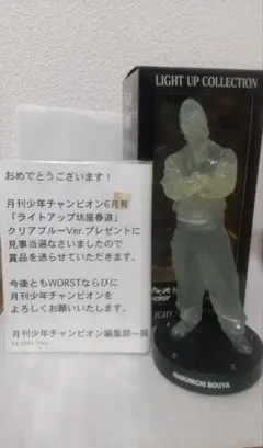 月刊チャンピオン「ライトアップ坊屋春道」 クリアブルーVer.プレゼント当選品のサムネイル