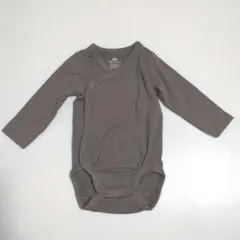 H&M 오가닉 코튼 긴팔 롬퍼스 2~4개월 60cm
