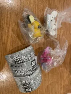 ポケモンおうちで！りらくっしょんマスコット わっかねずみ、コダック、カヌチャン