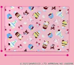 新品⭐️ サンリオ パフェデザイン大きな毛布 ブランケット サンリオキャラクターズ