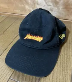 THRASHER NEW ERA キャップ ブラック