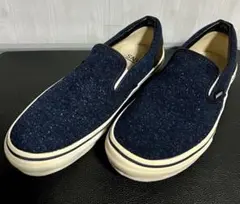 VANS スリッポン ダークブルーネイビー