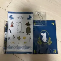 ムーミン　ステーショナリーセット　アクリルキーホルダー４点セット　まとめ売り