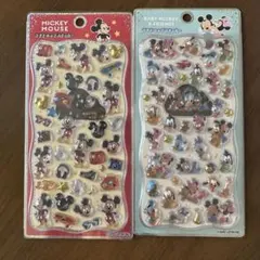 プチドロップステッカー ミッキー ディズニー シール 2点セット