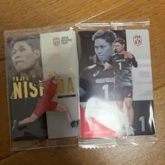 バレーボール日本代表 西田有志 カード 2枚セット