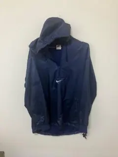 90’s Nike ネイビー ハーフジップ　ナイロンパーカー