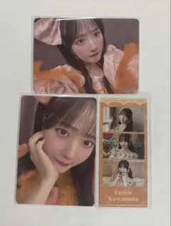 【CUTIESTREET】川本笑瑠 トレカ ステッカー