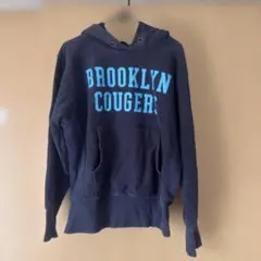 古着 ネイビー パーカー トレーナー フード チャンピオン