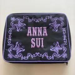値下げ！【ポーチ無し】ANNA SUI ロゴ刺繍マルチバッグ タブレットケースのサムネイル