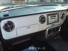 スズキ アルトラパン HE22S ハロゲンヘッドライトインナー ブラックUS