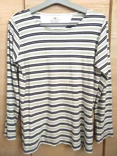 【ハートマーケット】ボーダー長袖Tシャツ　LL