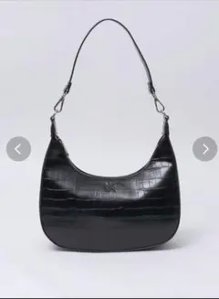 MURUA クロコエンボス ハンドバック ショルダー