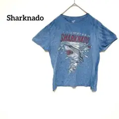I Survived Sharknado メンズ Tシャツ ブルー系 Ｌ