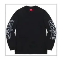 Supreme Intarsia Sleeve L/S Top black M