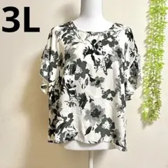 【未使用】pasaran cantik 3L ブラウス カットソー とろみ素材