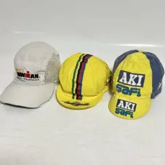 希少 ヴィンテージ サイクルキャップ 3点セット カンパニョーロ Nalini