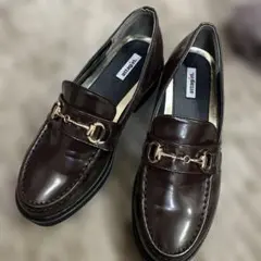 attagirl ビットローファー 厚底 ダークブラウン