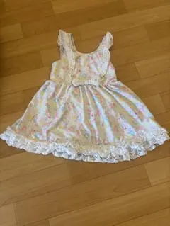 送料無料　美品　水着　サンリオ　キティ　120 ワンピース　女の子　♡のサムネイル