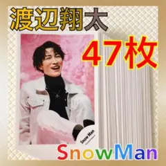 美品【公式写真47枚セット】　渡辺翔太（Snow Man）まとめ売り　L1020