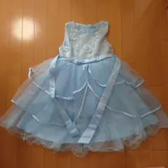 キッズ フォーマルドレス 水色 140cm