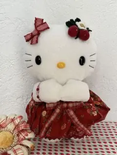 ☆値下げ☆ハローキティぬいぐるみ　♡お洋服ハンドメイド♡ P.H