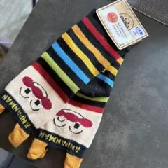 アンパンマン ストライプ キッズ靴下 １３〜15cm