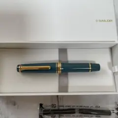 美品】SAILOR 万年筆 クレ・アジュール 21金 MFニブ - メルカリ