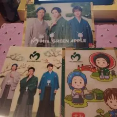 Mrs. GREEN APPLE ビジュアルシート　3枚セット