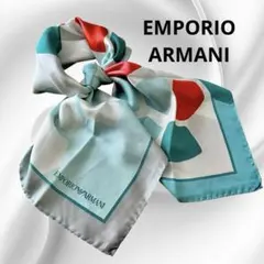 【希少・美品】エンポリオ アルマーニ ARMANI スカーフ シルク100%