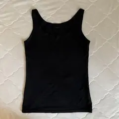 ユニクロ エアリズムタンクトップ AIRism ブラック S