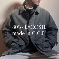 80s以降のユーロ製で程よくレトロな雰囲気のラコステのハーフコートのサムネイル