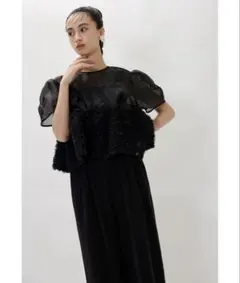 ANDRESD スウェルペプラムセットアップパンツドレス 2点セット