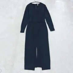美品　ヌメロヴェントゥーノ　スリット　ロングワンピース　長袖