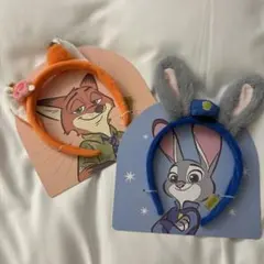 [韓国限定］ズートピア ジュディ ニック カチューシャ 2点セット　butter